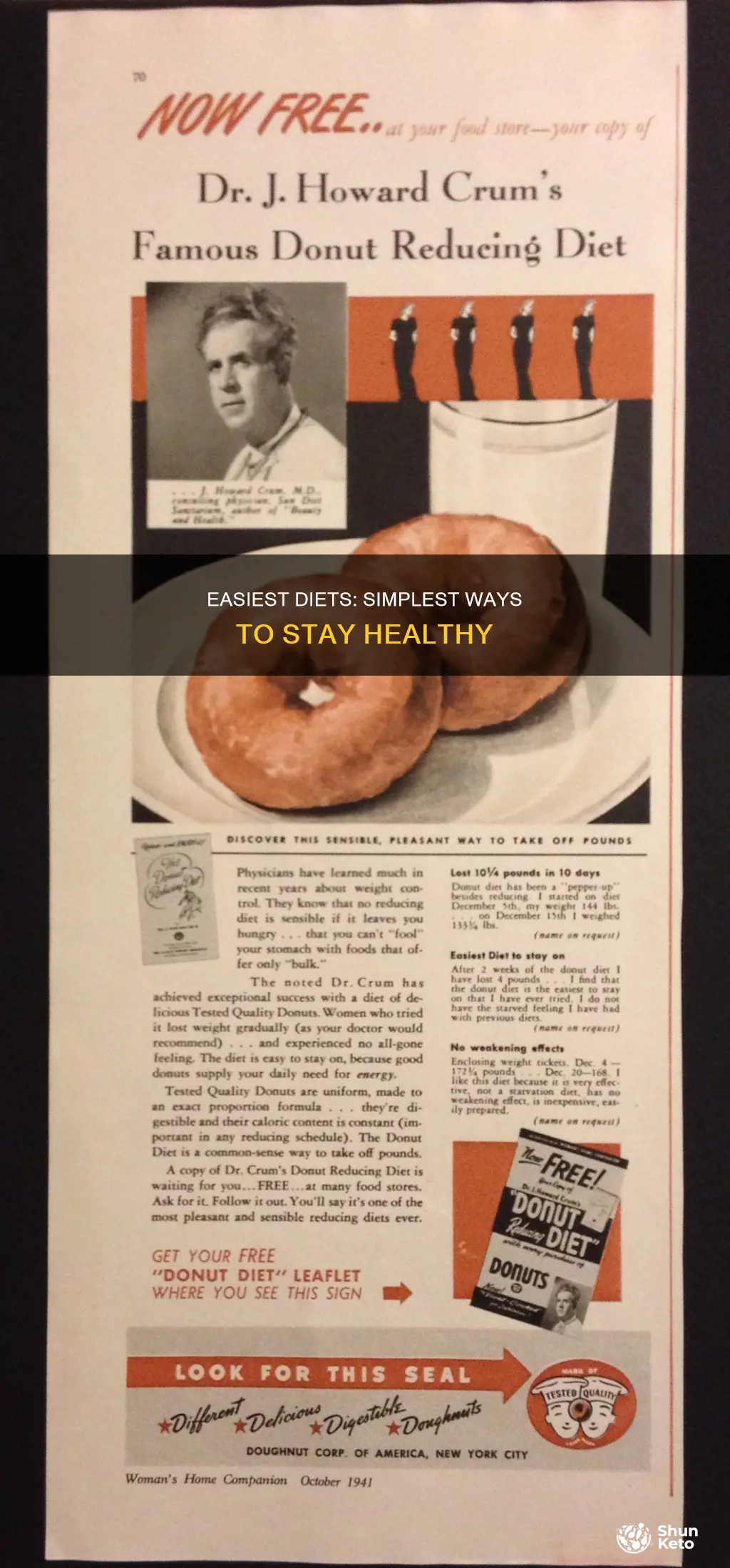 what is the easiest diet to go on