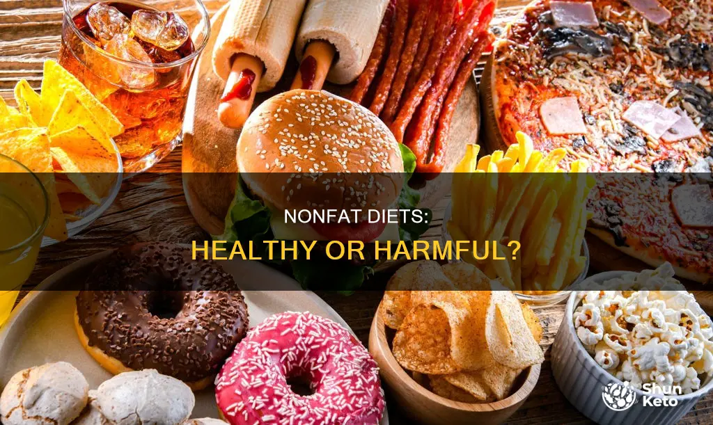 what is the effect of a nonfat diet