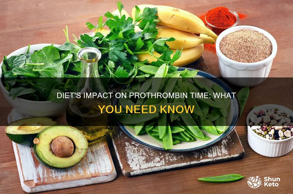 what is the effect of diet on prothrombin time
