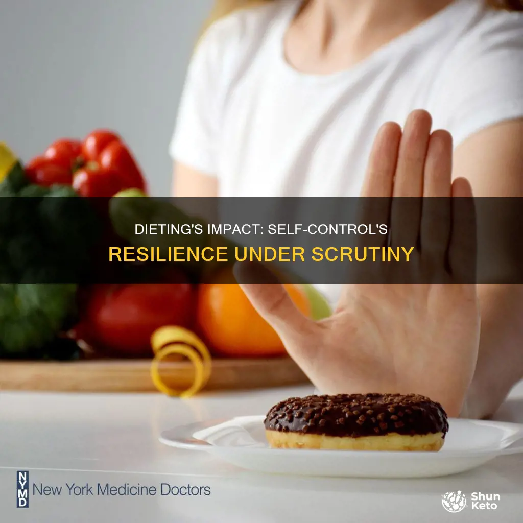 what is the effect of dieting on self control
