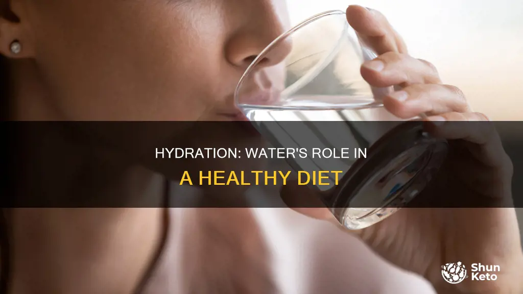 what is the importance of water in a diet