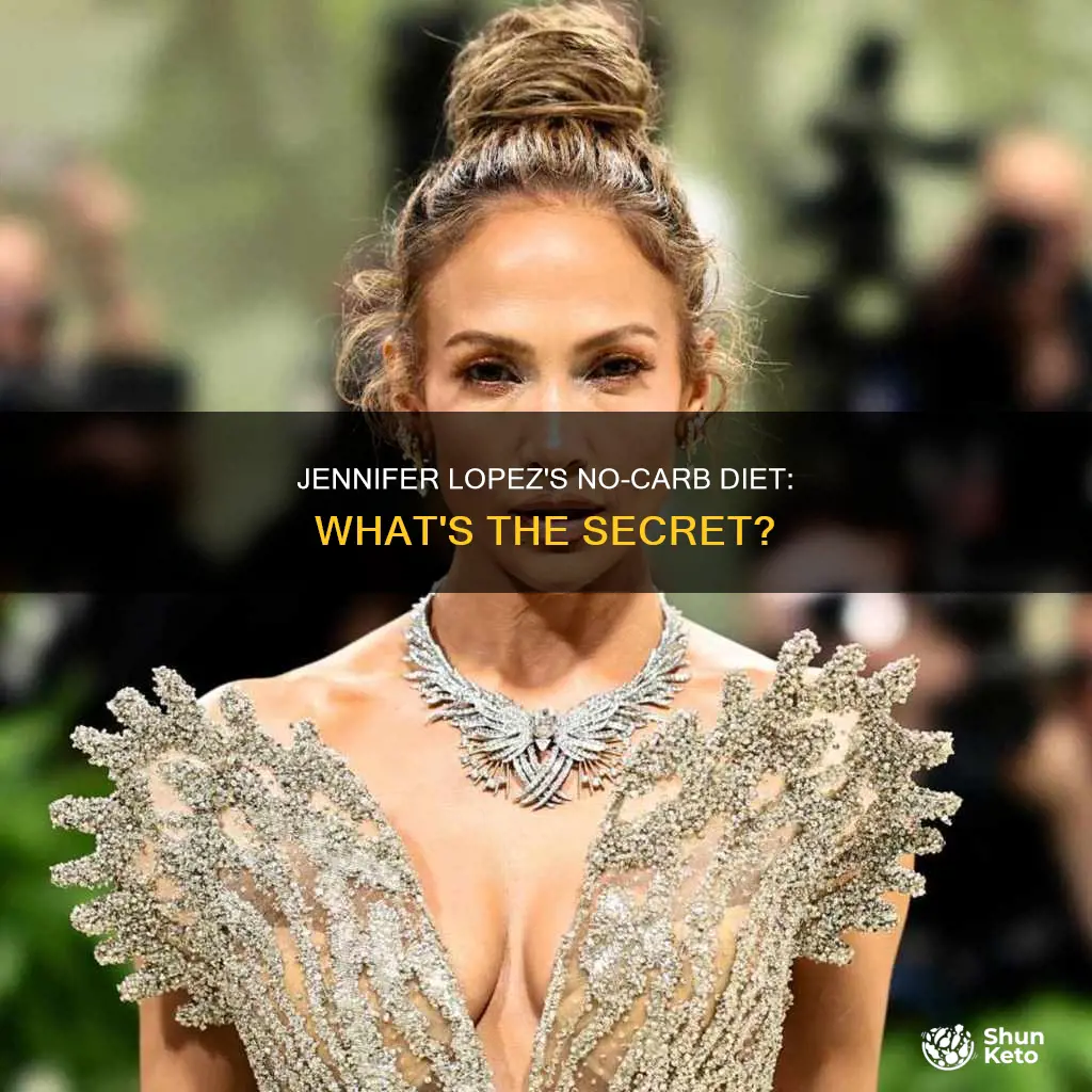 what is the jennifer lopez no carbs diet