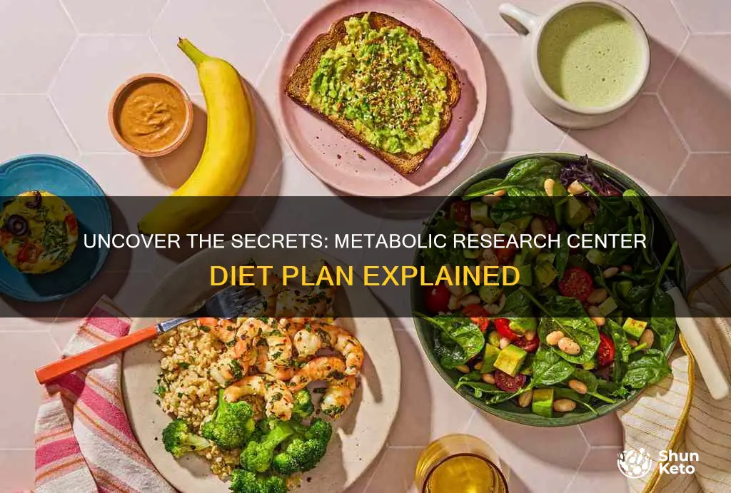 what is the metabolic research center diet plan