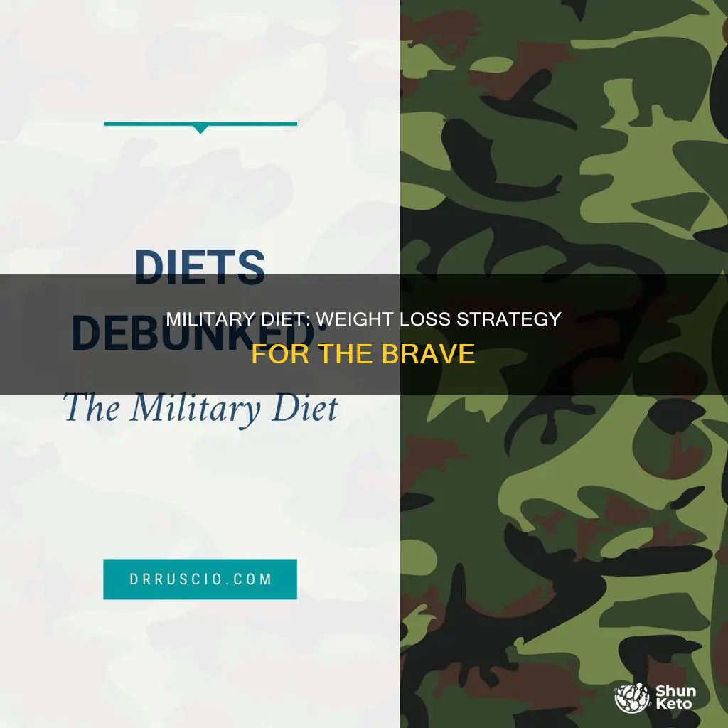 what is the military diet used for