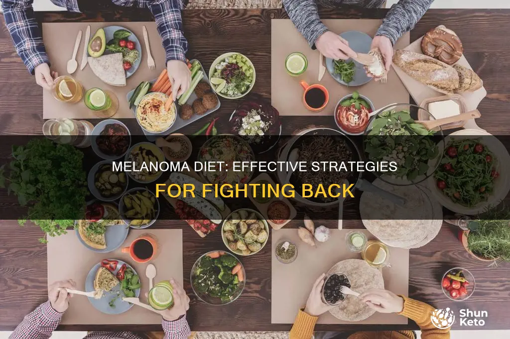 what is the most effective anti melanoma diet