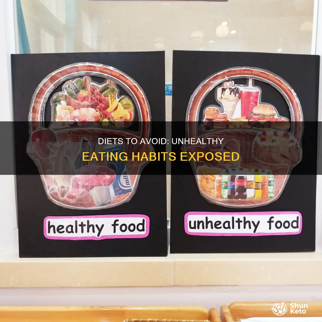 what is the most unhealthy diet to follow