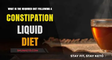 Constipation Relief: Best Liquid Diet and Foods to Eat