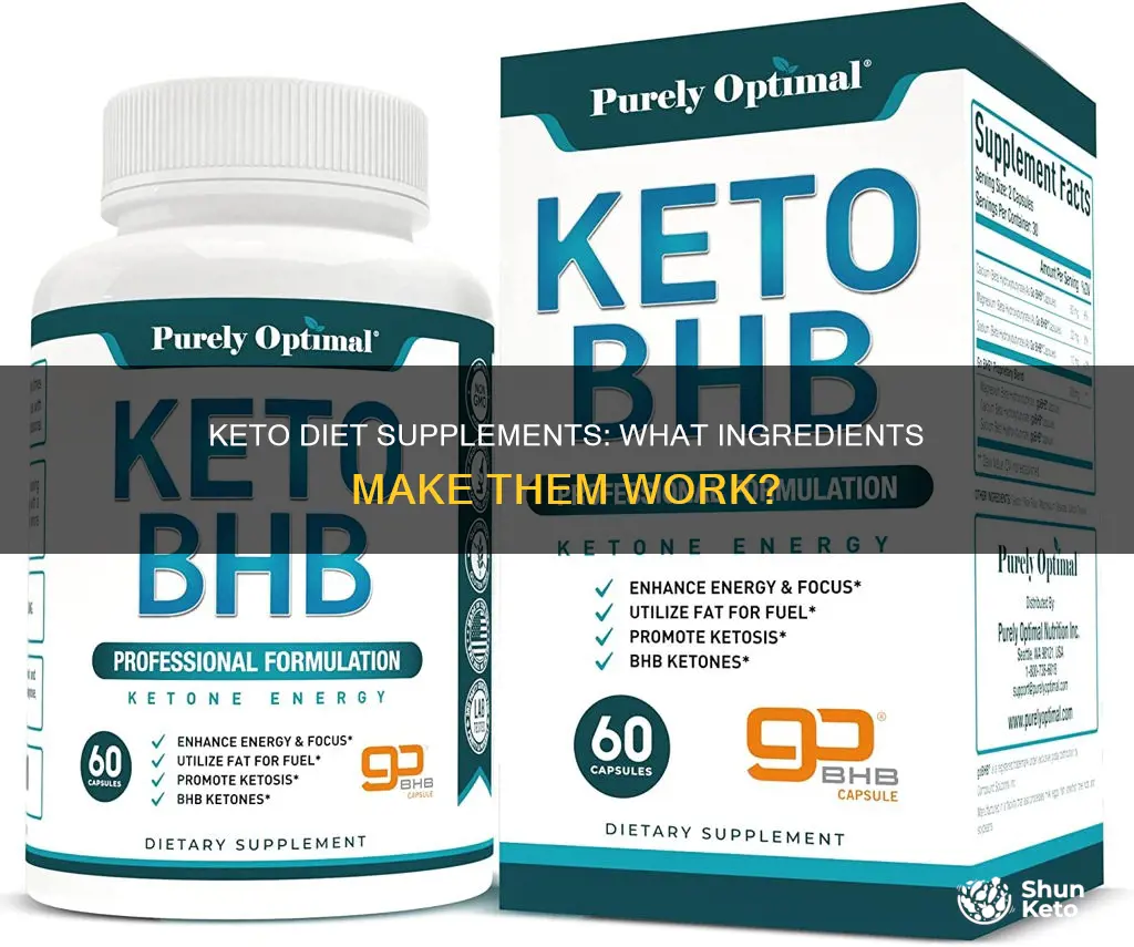 what is the working ingredients in keto diet supplements