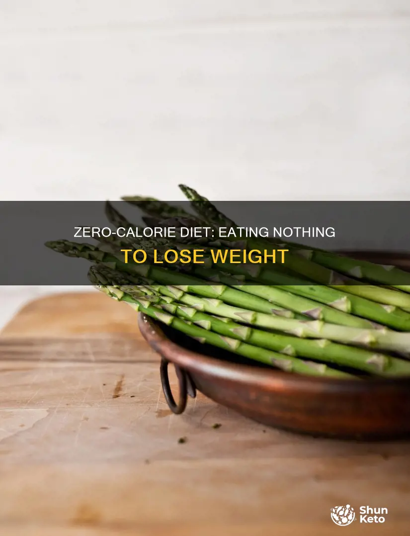 what is the zero calorie diet