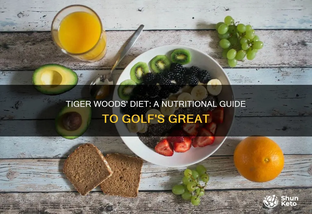 what is tiger woods diet like