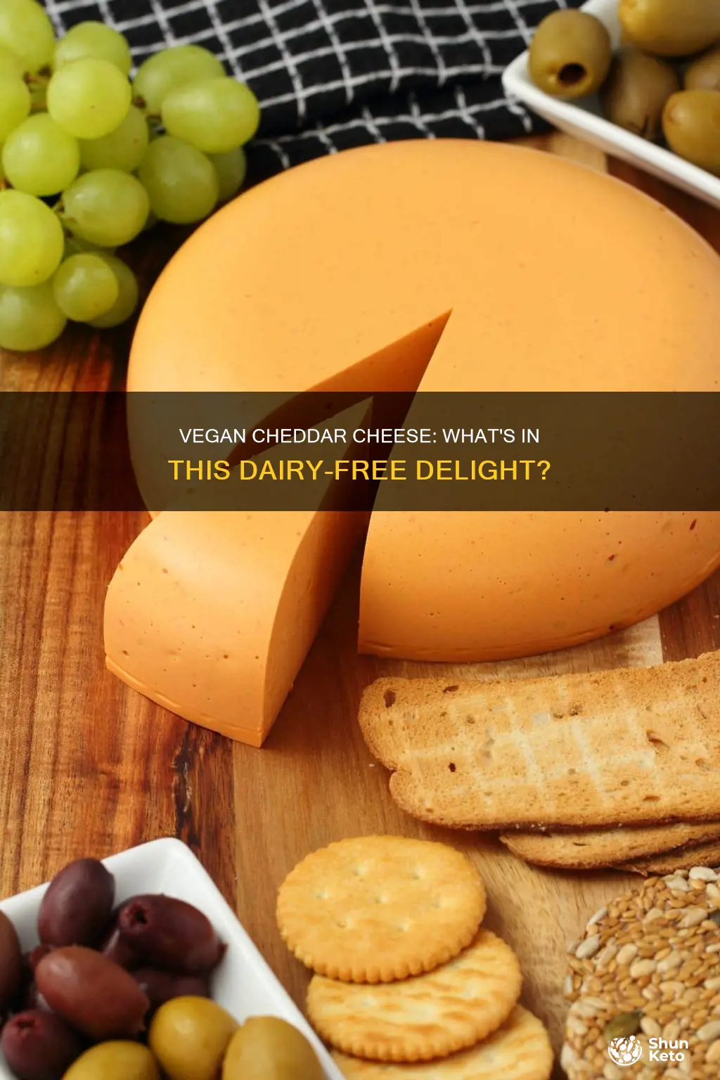 what is vegan diet cheddar cheese made from