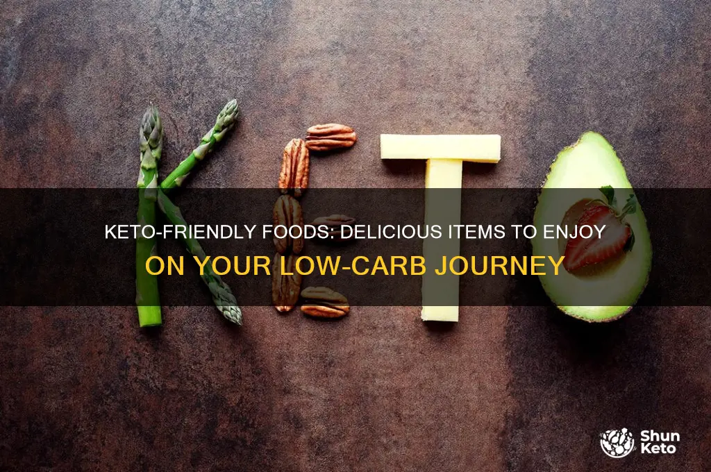 what items can you eat on keto diet