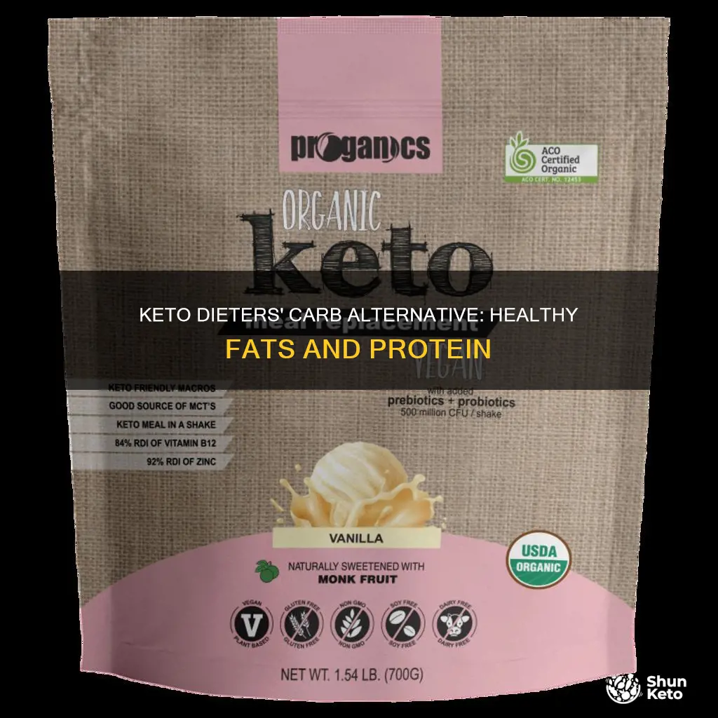 what keto dieters replace carbs with