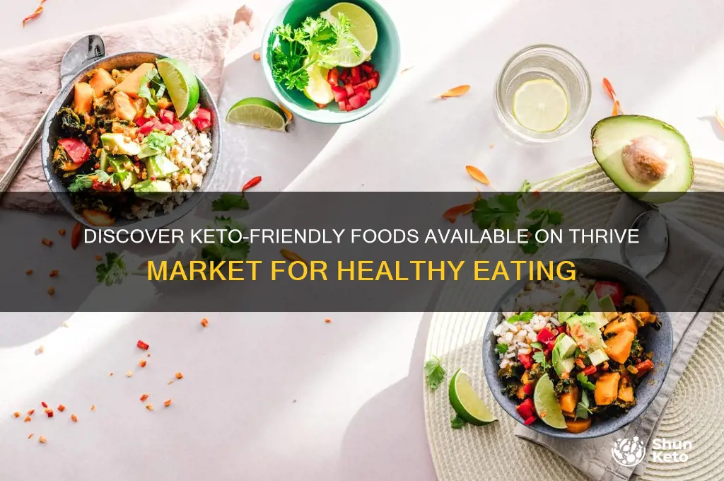 what keto foods can you get off thrive market