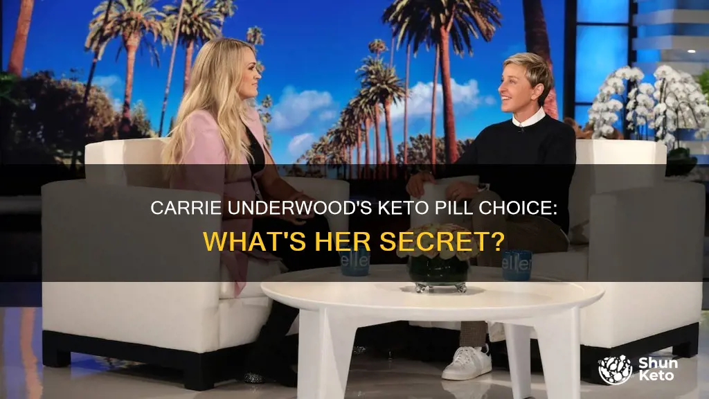 what keto pill does carrie underwood use