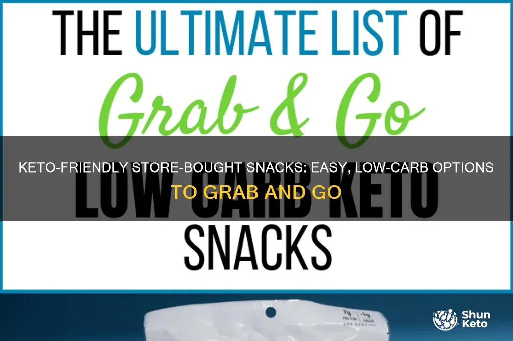 what keto snacks can i buy at the store
