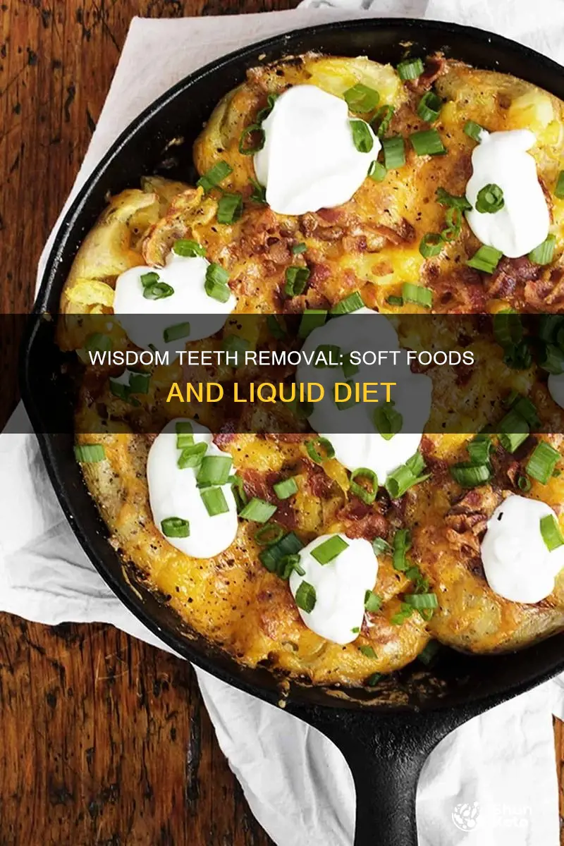 what kind of a diet after wisdom teeth removal