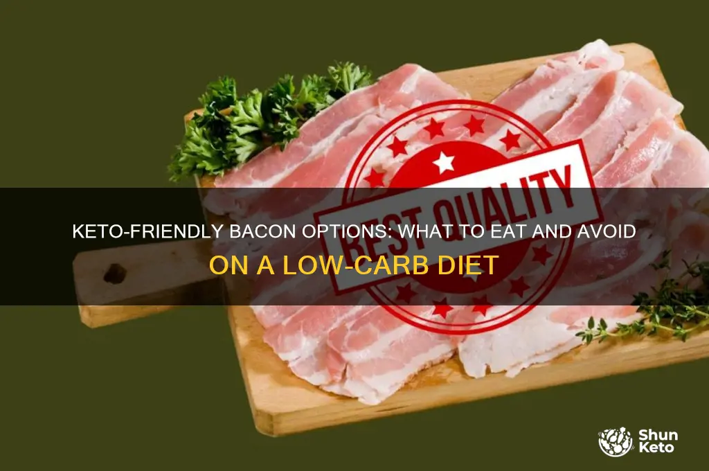 what kind of bacon can i eat on keto