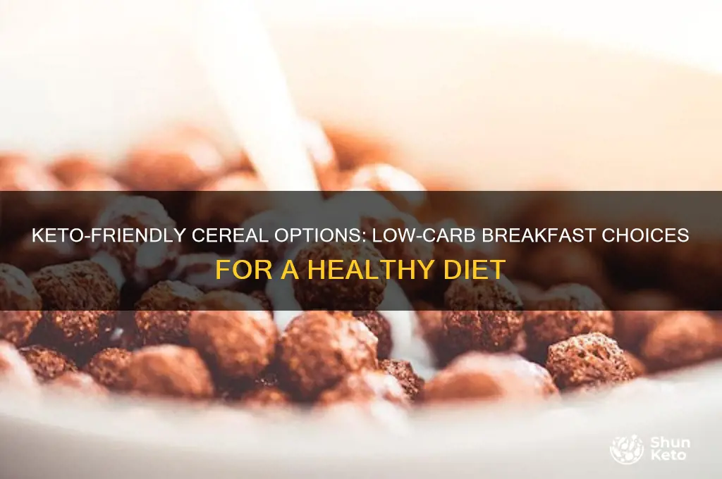 what kind of cereal can i eat on keto