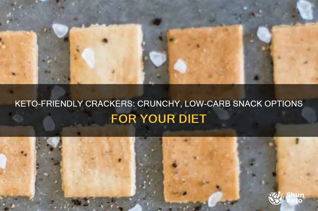 what kind of crackers are okay on a keto diet