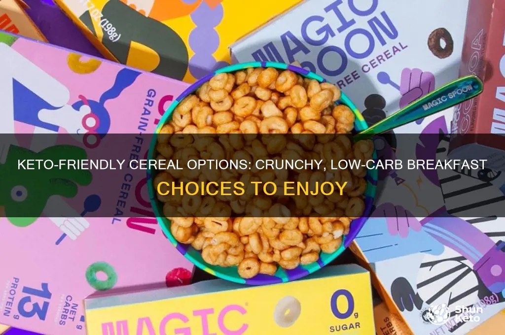 what kind of cwreal can you have with keto