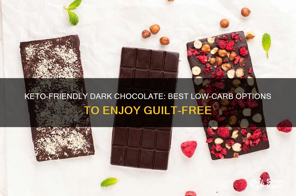 what kind of dark chocalate can i eat on keto