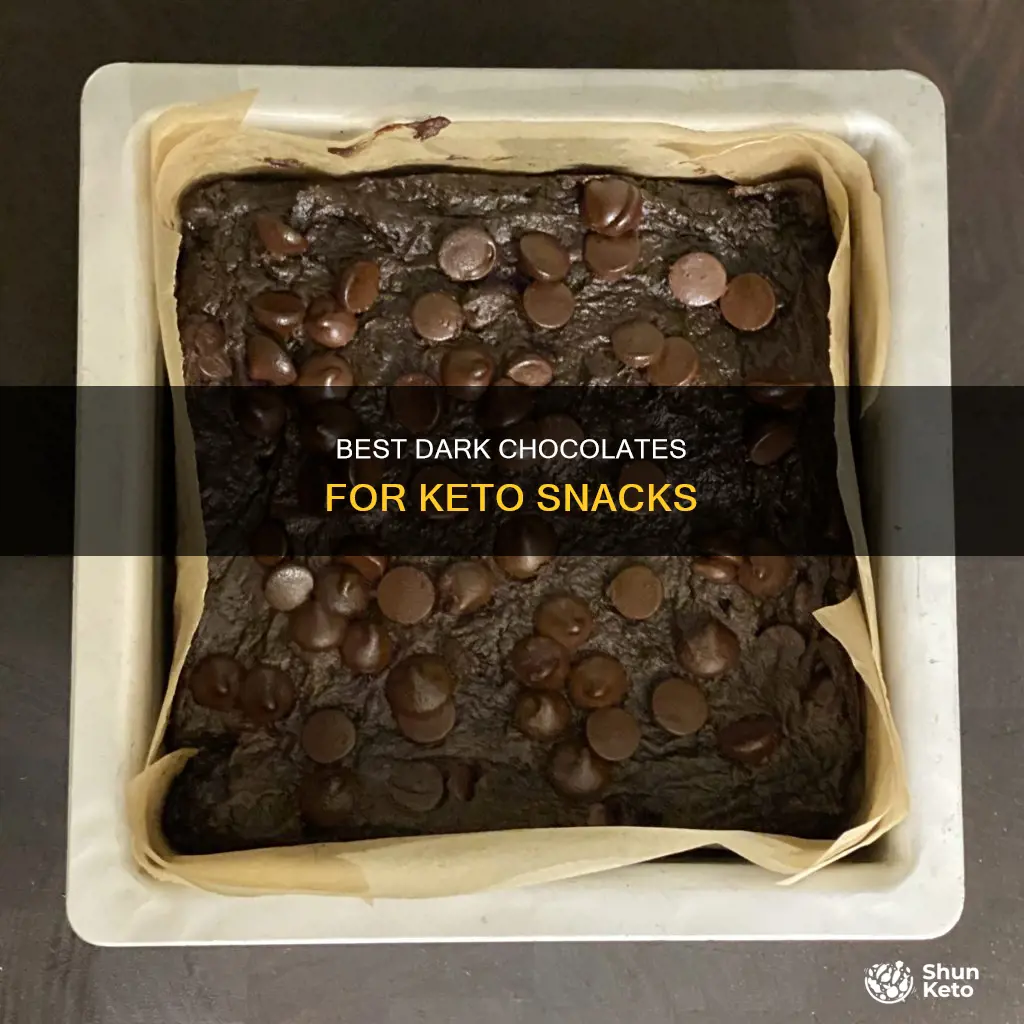 what kind of dark chocolate to use for keto snacks