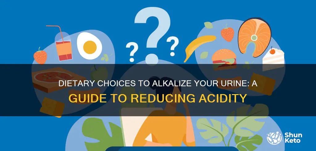 what kind of diet decreases the acidity of urine