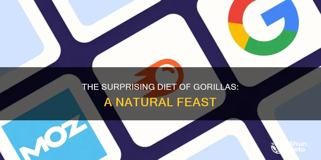 what kind of diet do gorillas have