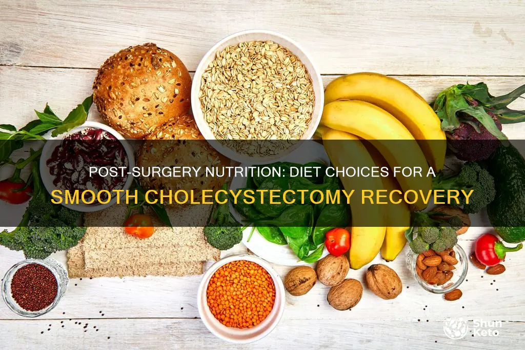 what kind of diet do you want for a cholecystectomy