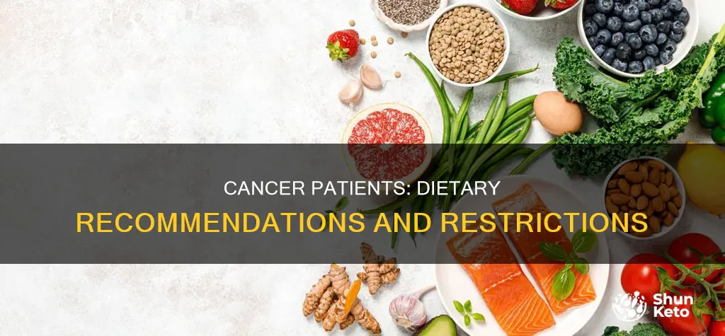 what kind of diet for cancer patients