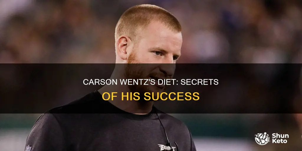 what kind of diet is carson wentz