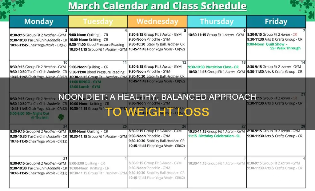 what kind of diet is noon