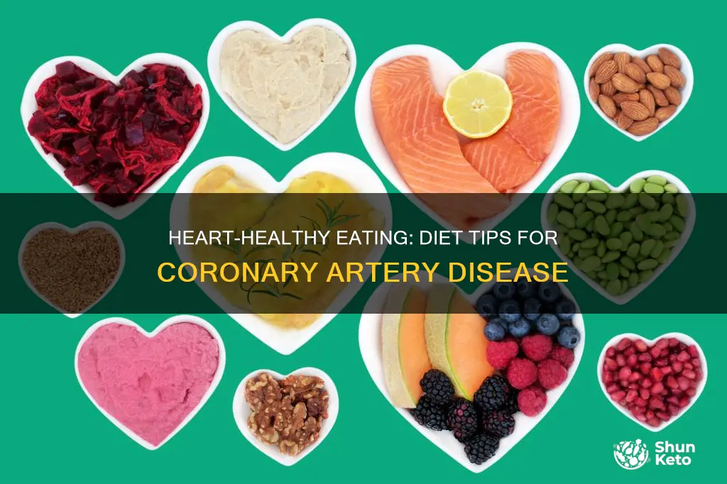 what kind of diet is recommended for coronary artery disease