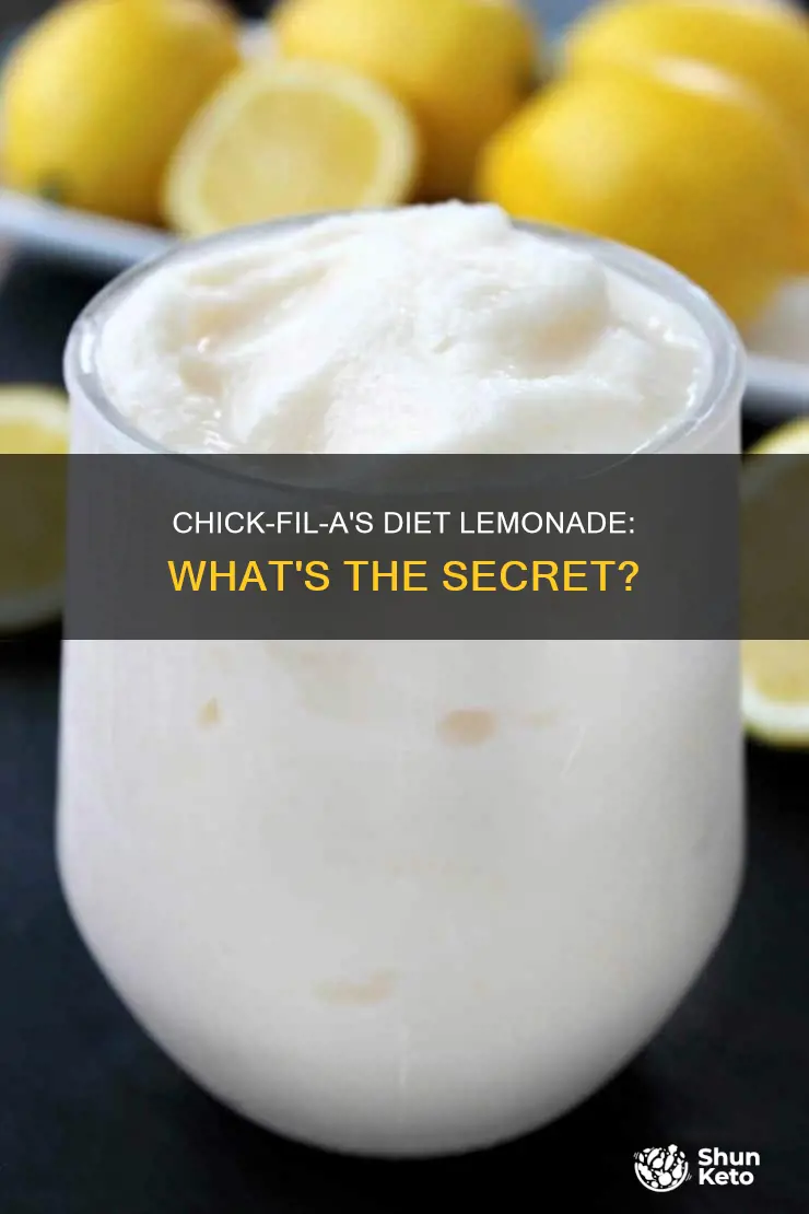 what kind of diet lemonade does chick fil a use
