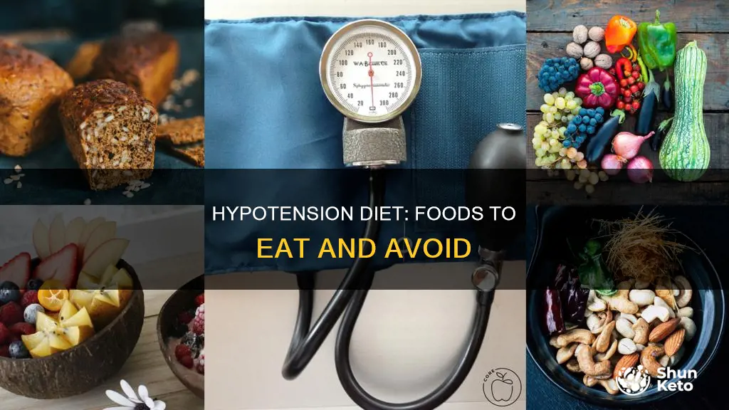 what kind of diet should peop with hypotension follow