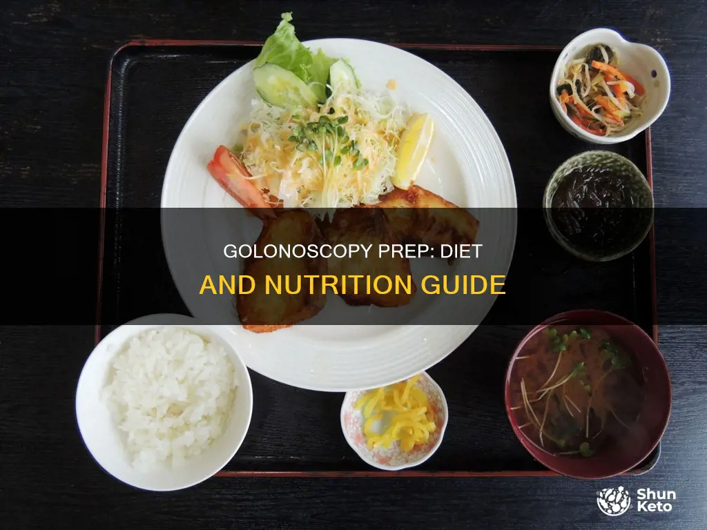 what kind of diet should you follow pre golonoscopy