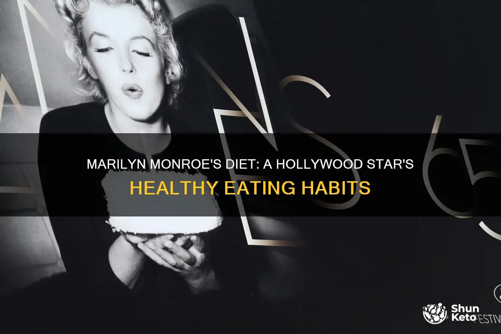 what kind of diet was marilyn monroe