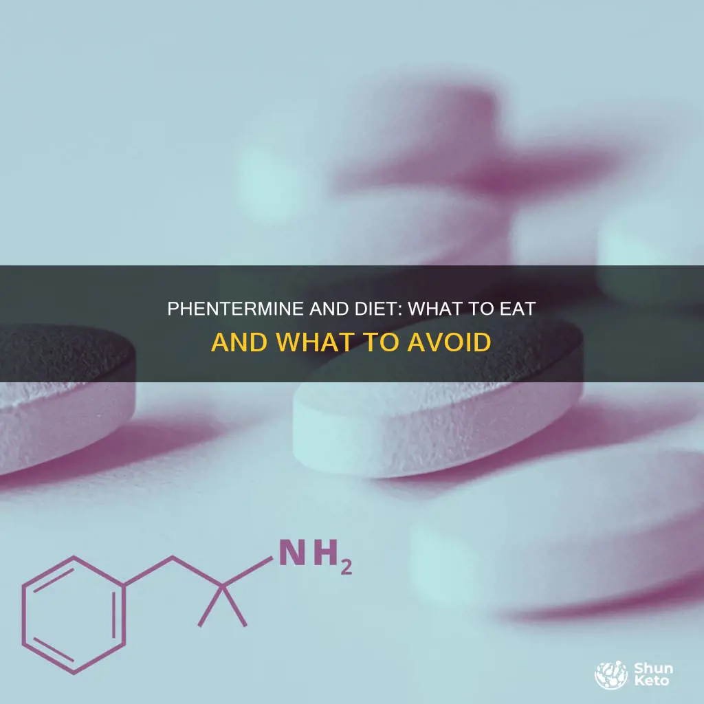 what kind of diet with phentermine