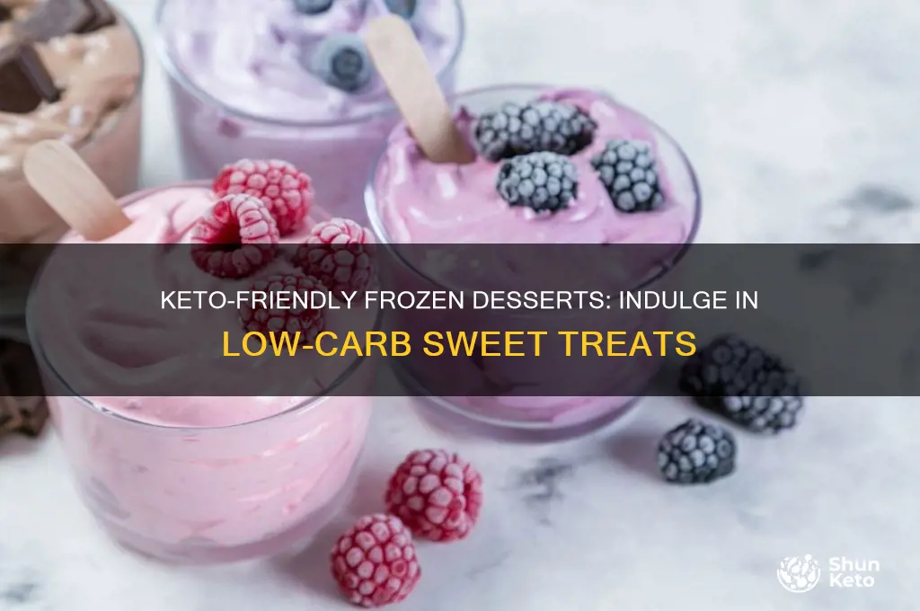what kind of frozen desserts can i enjoy on keto
