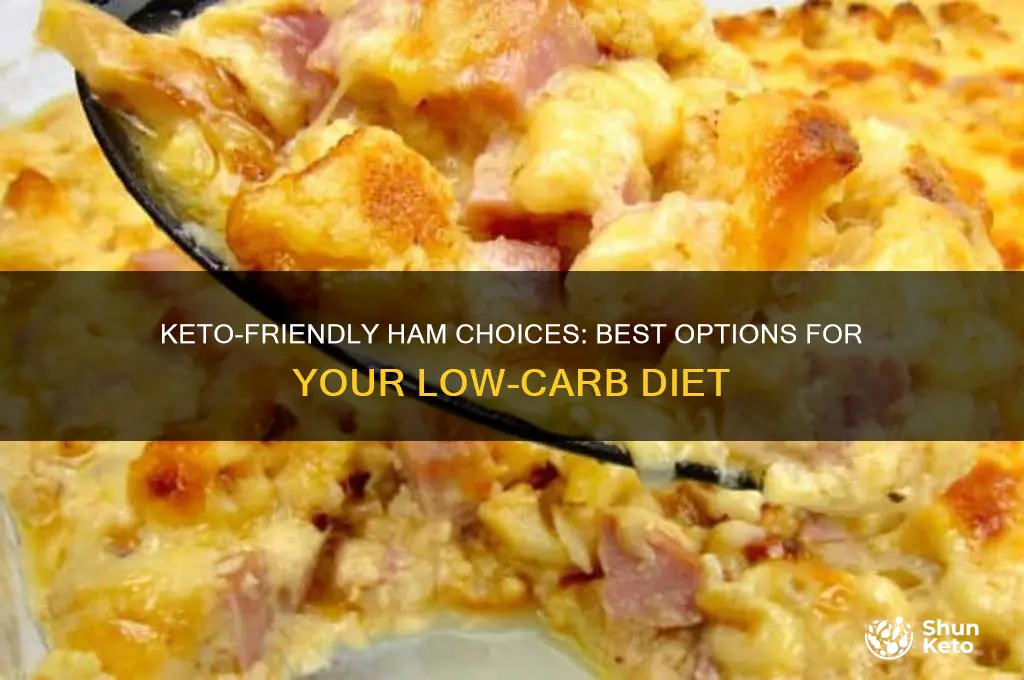what kind of ham on a keto diet