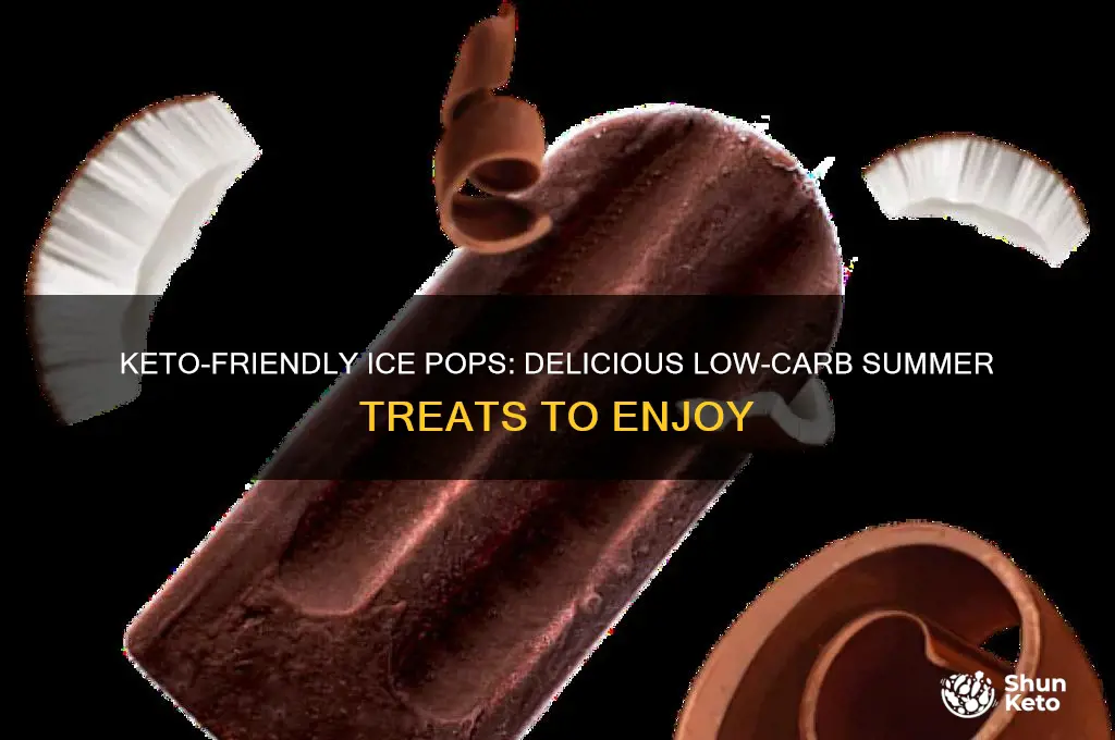 what kind of ice pops for keto diet