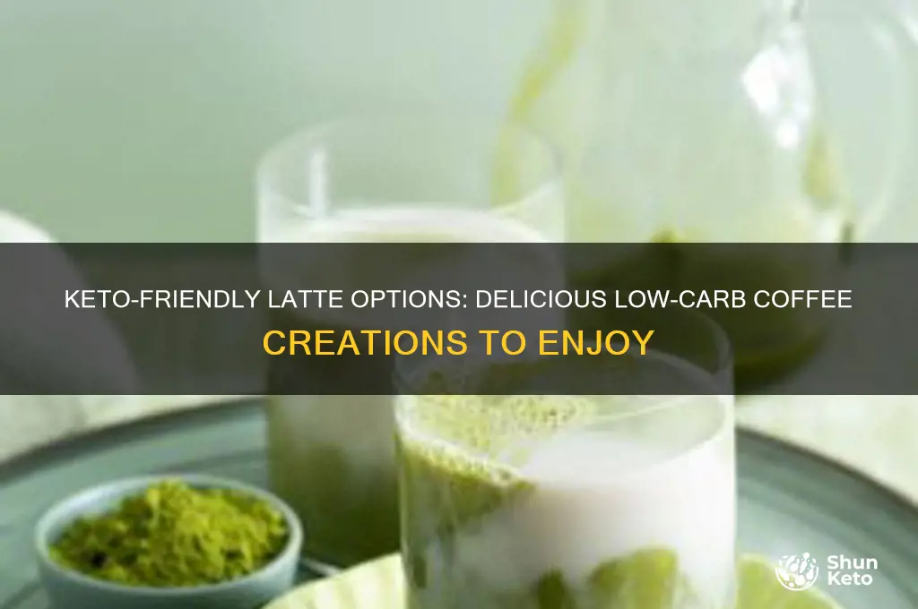 what kind of latte can i have on keto