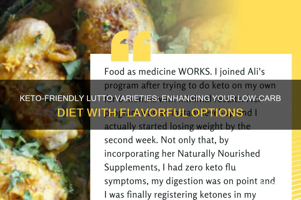 what kind of luttos can i use for keto diet