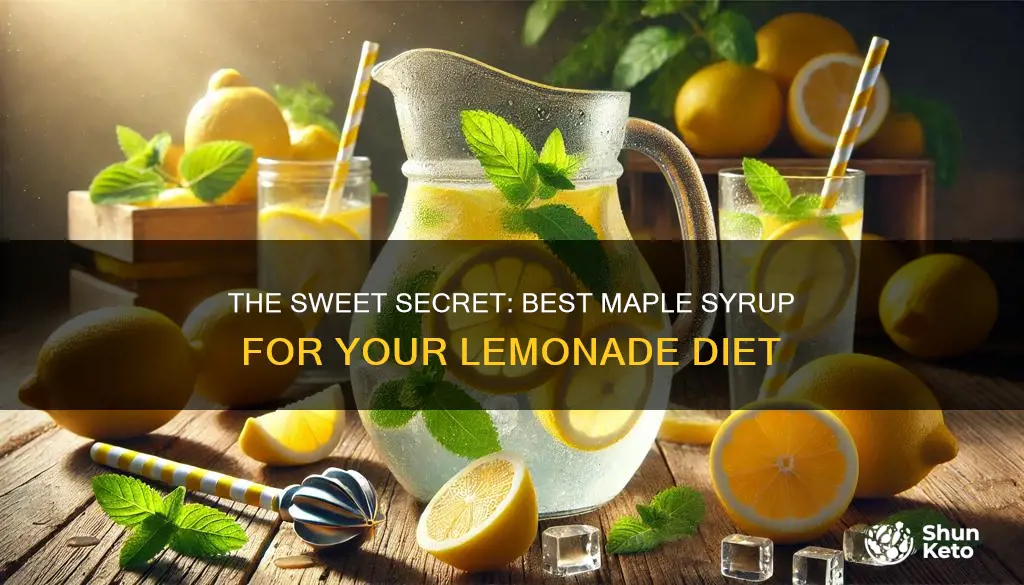 what kind of maple syrup for lemonade diet