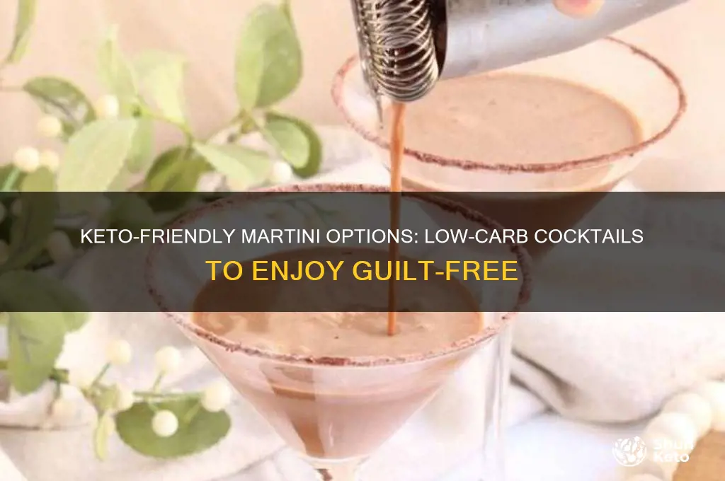 what kind of martini can you have on keto