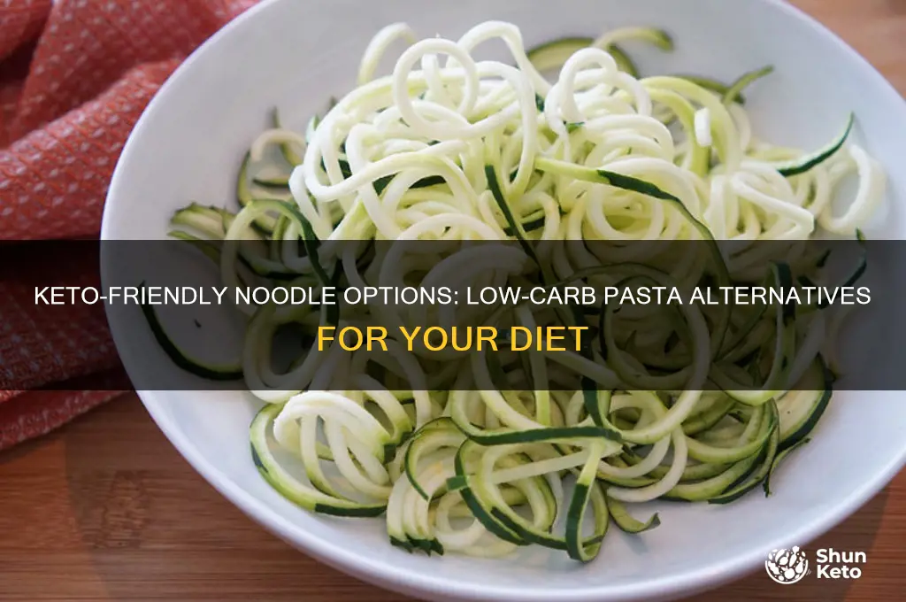 what kind of noodles can i eat on keto
