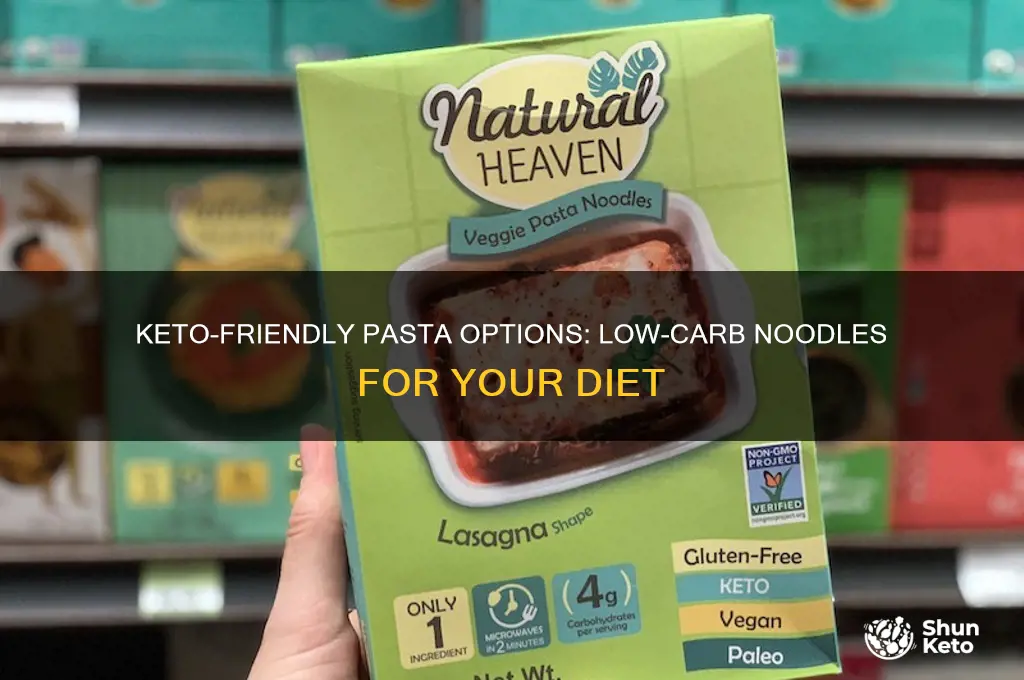 what kind of pasta can eat on keto