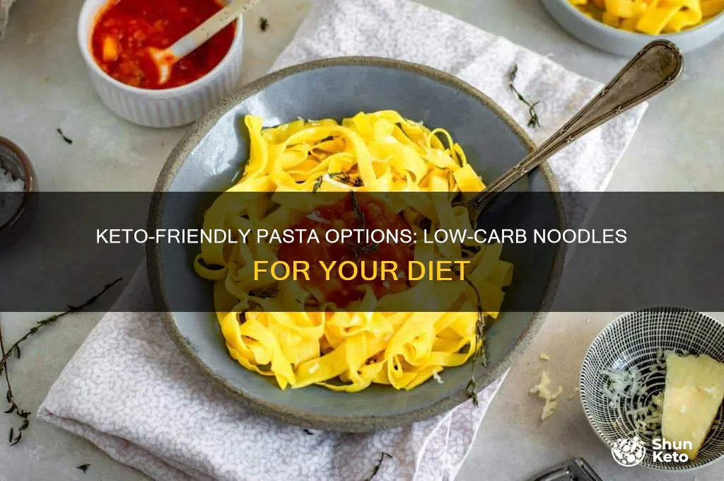 what kind of pasta can you have on keto