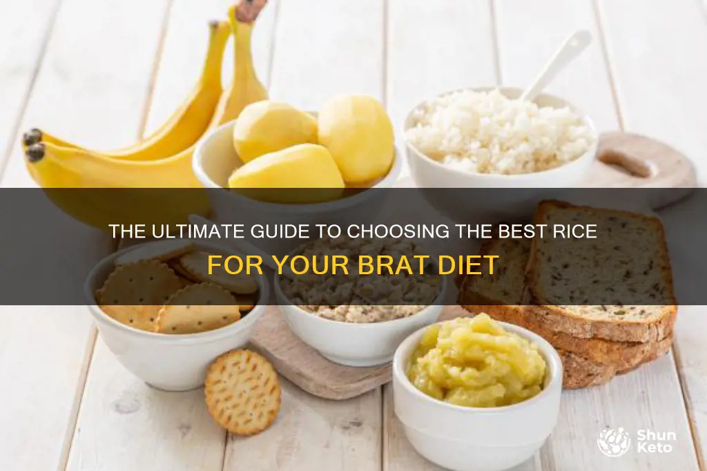 what kind of rice for brat diet